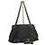 Chanel Handtasche aus schwarzem Lammleder mit Perlenbesatz