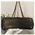 Chanel Handtasche aus schwarzem Lammleder mit Perlenbesatz - Ansicht 3
