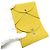 Hermès Tarjetero Calvi Duo de cuero Epsom Hermes Amarillo - vista 3