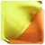 Hermès Tarjetero Calvi Duo Verso de cuero Epsom Hermes Naranja Amarillo - vista 6