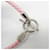 Hermès Bracciale in pelle e metallo Hermes Glennan H071681F Argento Rosa  - vista 4