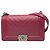 Chanel Rosa Altmittel Chevron Lammleder Boy Flap Pink
