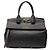 Salvatore Ferragamo Borsa Studio in pelle nera Ferragamo Nero