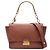 Borsa Kan U in pelle di vitello marrone Fendi