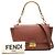 Borsa Kan U in pelle di vitello marrone Fendi - vista 8