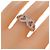 Tiffany & Co Anello Doppio Cuore Amore Tiffany D'oro - vista 5