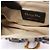 Borsa Saddle Mini Oblique Christian Dior Crudo Blu navy - vista 5