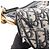 Borsa Saddle Mini Oblique Christian Dior Crudo Blu navy - vista 8