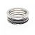 Bulgari Bvlgari B.zero1 Ring aus 18K Weißgold Golden - Ansicht 2