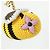 Louis Vuitton Monogram Accessory Bag Charm Bee Yellow - view 2