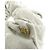 Scrunchie Louis Vuitton in denim jacquard Monogram Beige Crudo - vista 3
