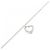 Tiffany & Co Bracciale charm Cuore Aperto Tiffany Argento