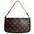 Pochette Accessoires Monogram in Tela Louis Vuitton Marrone