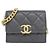 Chanel AP2335 Clutch Grigio e Borsa a Spalla Marrone