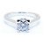 Harry Winston HW Ring aus Platin - Ansicht 4