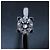 Harry Winston HW Ring aus Platin - Ansicht 7