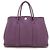 Borsa Hermès Garden Party TPM X Stamp 2016 Viola scuro