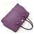 Borsa Hermès Garden Party TPM X Stamp 2016 Viola scuro - vista 4