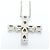 Collana incrociata mini a forma di pera Harry Winston Argento - vista 5
