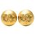 Timeless Orecchini vintage a clip Coco Mark di Chanel D'oro