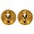Timeless Orecchini vintage a clip Coco Mark di Chanel D'oro - vista 2