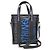 Borsa Balenciaga Bazaar Shopper XS Nero Blu - vista 2