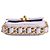 Wallet On Chain Borsa a catena mini Framing di Chanel Porpora - vista 4