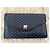 Céline Cartera Celine Triomphe con Cadena Azul oscuro - vista 3