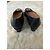 Céline Pumps in pelle Celine con dettaglio dorato Blu scuro - vista 4