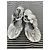 Bailarinas plateadas Zimmermann con aplicación floral Plata - vista 2