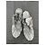 Bailarinas plateadas Zimmermann con aplicación floral Plata - vista 8