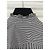 Céline Blusa de algodón a rayas con cuello de volantes Negro Blanco - vista 10