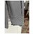 Céline Blusa de algodón a rayas con cuello de volantes Negro Blanco - vista 3