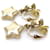 Orecchini a stella Coco Mark di Chanel D'oro Bianco sporco - vista 4