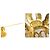 Spilla in metallo dorato Chanel Coco Mark D'oro - vista 5