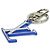 Charm per borsa Louis Vuitton blu e argento - vista 2