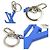 Charm per borsa Louis Vuitton blu e argento - vista 4