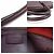 Borsa in pelle bordeaux Loewe Anagram Bordò - vista 5
