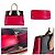 Borsa a Spalla in Pelle City Steamer MM di Louis Vuitton Nero Rosso Beige - vista 3