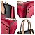 Borsa a Spalla in Pelle City Steamer MM di Louis Vuitton Nero Rosso Beige - vista 4