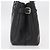 Borsa Passy in pelle Epi PM di Louis Vuitton Nero - vista 3