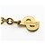 Collana in strass dorato Christian Dior D'oro - vista 9