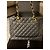 Chanel GST Tasche aus schwarzem genarbtem Leder - Ansicht 4