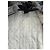 Grau/silberne gesteppte Jacke Chanel 17B mit Buchstabenmonogramm-Logo FR 36 - Schwarzes Band - Ansicht 16