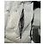 Grau/silberne gesteppte Jacke Chanel 17B mit Buchstabenmonogramm-Logo FR 36 - Schwarzes Band - Ansicht 17