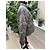 Grau/silberne gesteppte Jacke Chanel 17B mit Buchstabenmonogramm-Logo FR 36 - Schwarzes Band - Ansicht 2