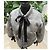 Grau/silberne gesteppte Jacke Chanel 17B mit Buchstabenmonogramm-Logo FR 36 - Schwarzes Band - Ansicht 20