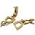 Bracciale con charm dorato Christian Dior D'oro - vista 6