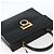 Borsa a mano in pelle Gancini Salvatore Ferragamo 2 in 1 Nero Oro Auth 164875V - vista 6