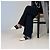 Sapatilhas Givenchy em couro branco e preto - vista 2